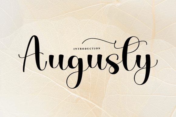 Augusty: A Timeless Handwritten Font for Digital Design