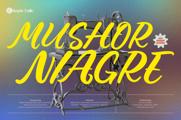 Boost Your Brand with Mushor Niagre: A Script Font for Real-World Business