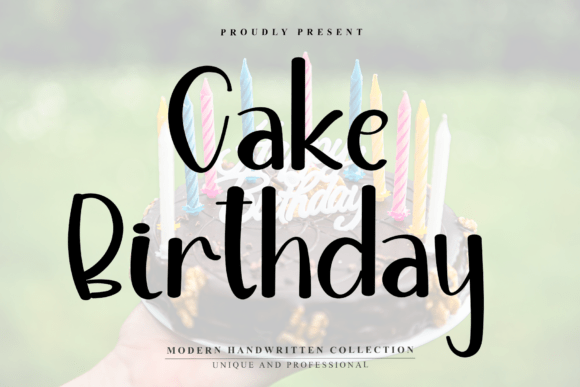 Cake Birthday: A Font That Elevates Your Brand
