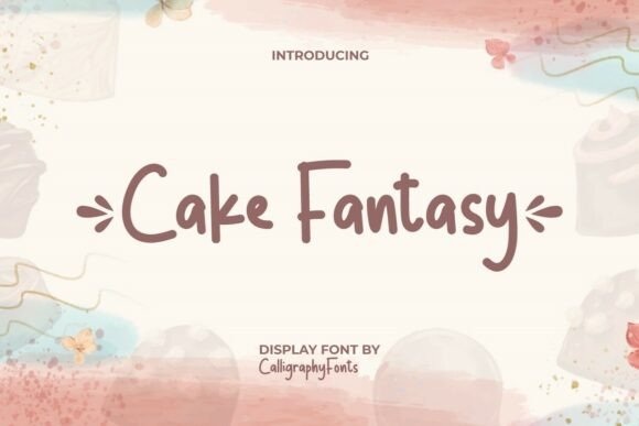 Cake Fantasy: A Playful Font for Web Design