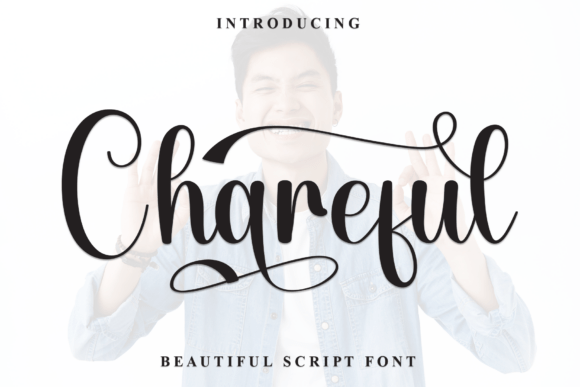 Chareful: A Playful Script Font for Branding and Design