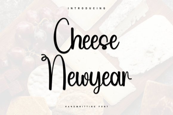 Cheese Newyear: A Font for Warmth and Elegance