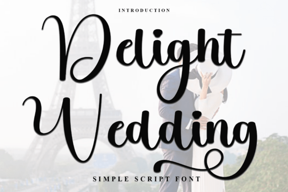 Delight Wedding: A Festive Font for Digital Branding