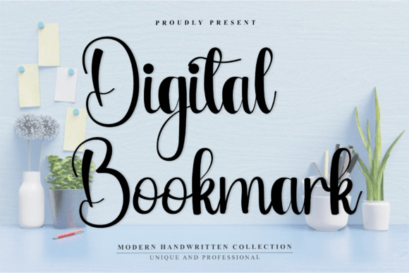 Digital Bookmark: A Font That Breathes Life into Your Creations