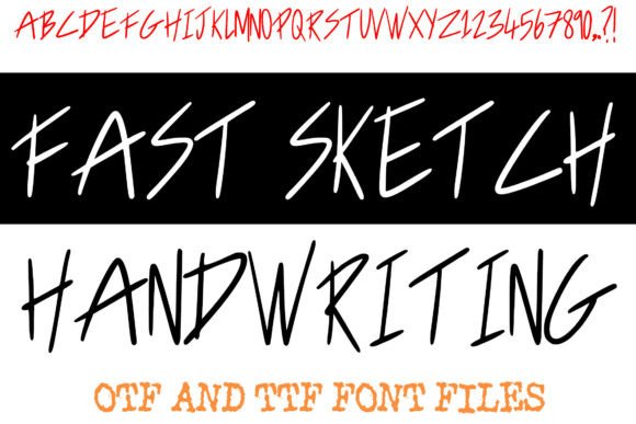 Fast Sketch Handwriting: The Font That Brings Your Brand to Life