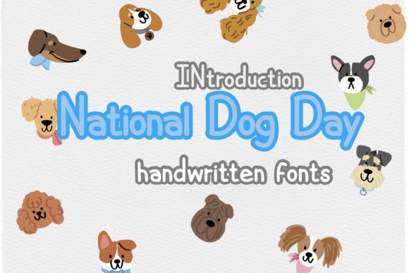 Font for Fun: National Dog Day in Action