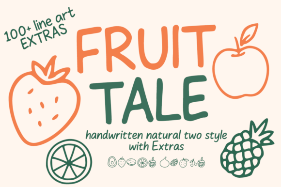 Fruit Tale: A Playful Font for Web Design