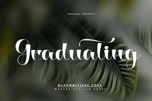 Graduating: A Font for Graceful Expression