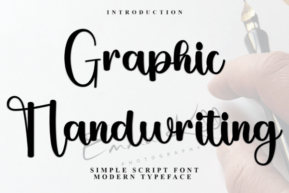Graphic Handwriting: A Font That Speaks with Style