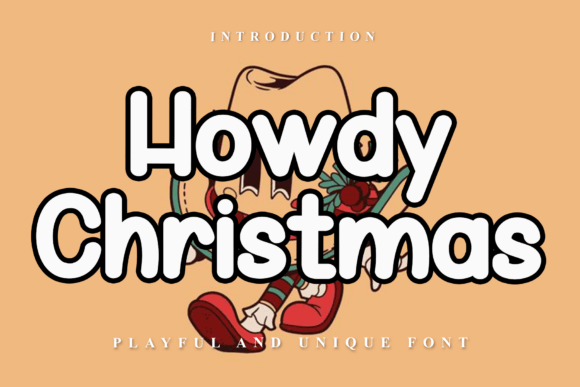 Howdy Christmas: A Font That Brings Holiday Magic to Every Project