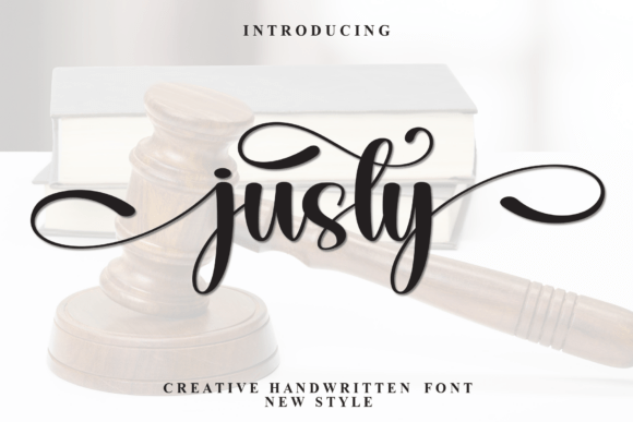 Justy: A Script Font with Whimsical Charm