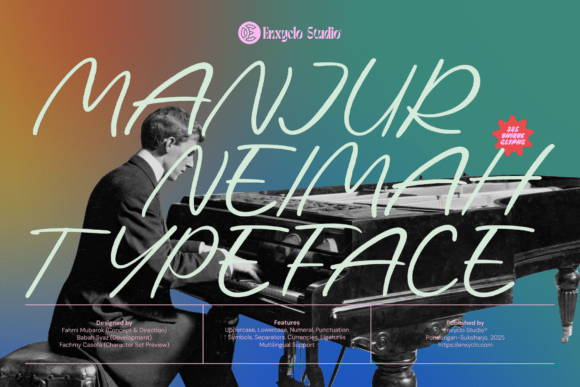 Manjur Neimah: A Dynamic Script Font for Editorial Design