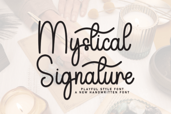 Mystical Signature: A Font That Breathes Life Into Your Creations