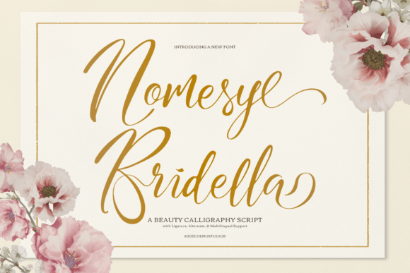 Nomesyl Bridella: A Script Font for Digital Elegance