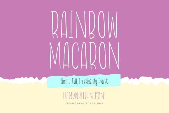 Rainbow Macaron: A Font for Whimsy and Branding