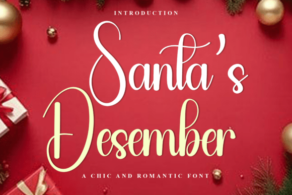 Santa’s Desember: A Script Font for Holiday Marketing Magic