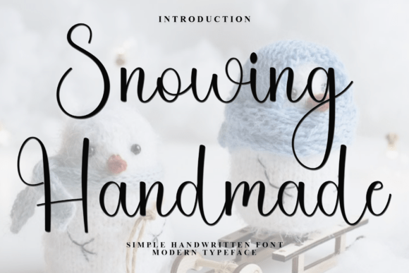 Snowing Handmade: A Delicate Script for Editorial Elegance